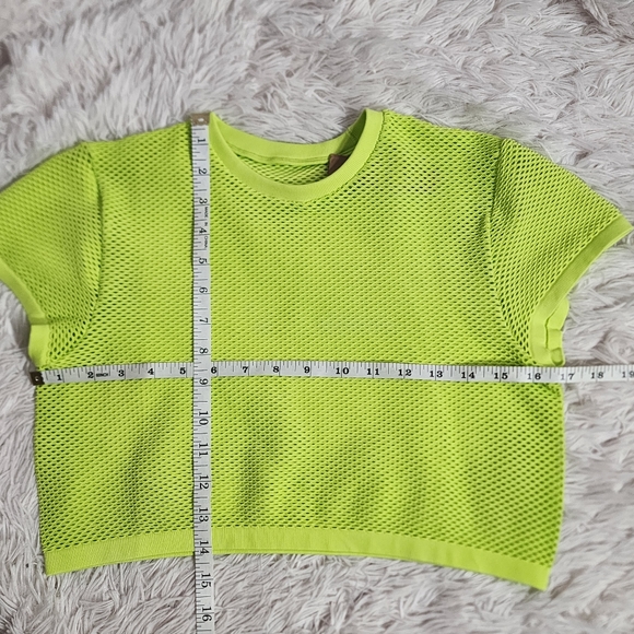 2pcs SKIMS PERFORATED SEAMLESS LEGGING AND CROPPED TOP/LIME/3XL - Picture 7 of 15